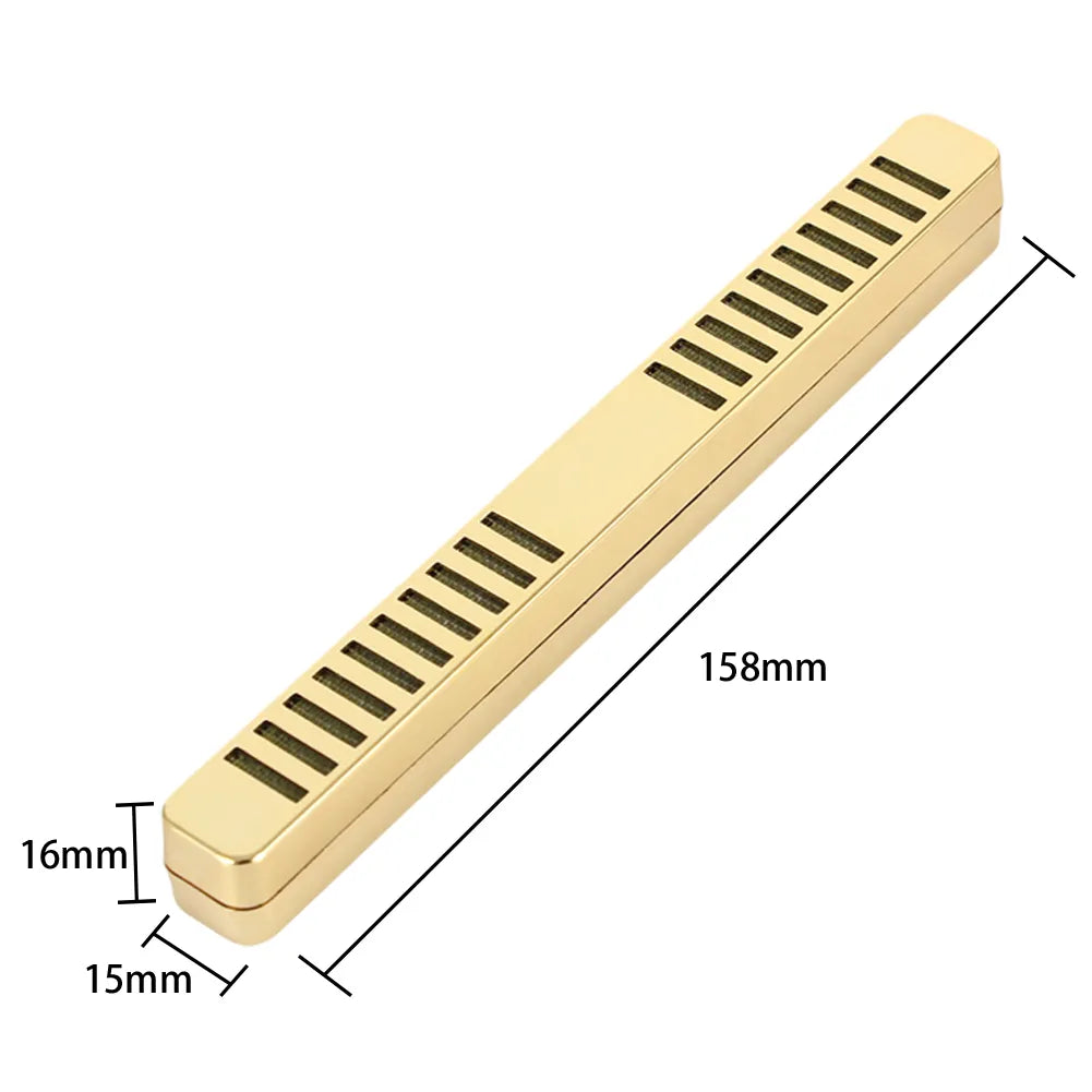 Dimensions petit Humidificateur pour Boîte à Cigare coloris doré