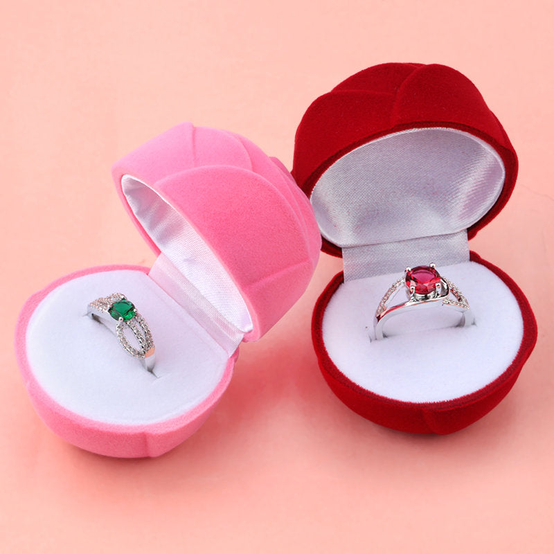 Boîtes pour Bague en forme de Rose