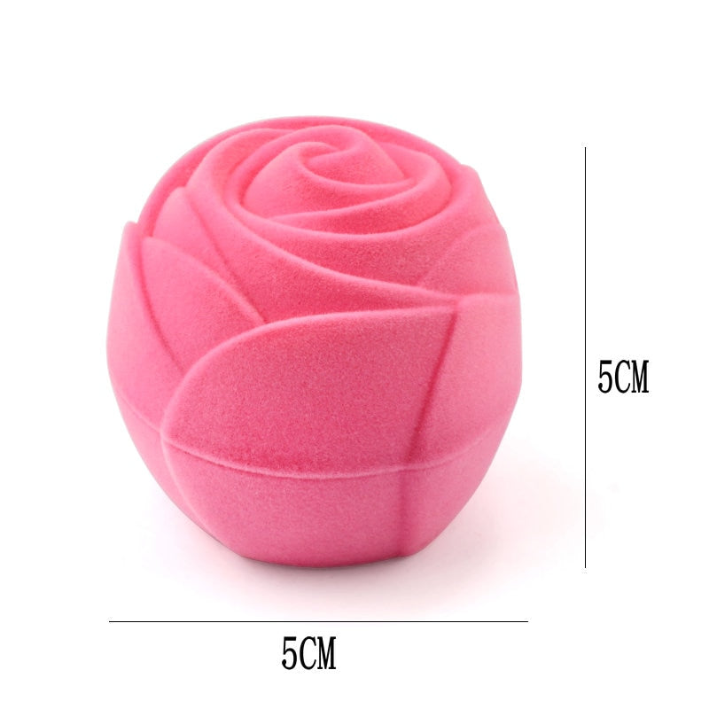 Dimensions de la Boîte à Bague en forme de Rose