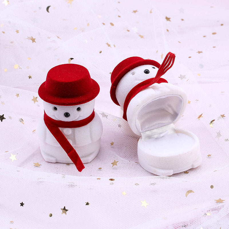 Boîte Bonhomme de neige pour Bague