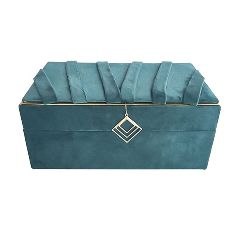 Boîte de Rangement en Velours pour Bijoux