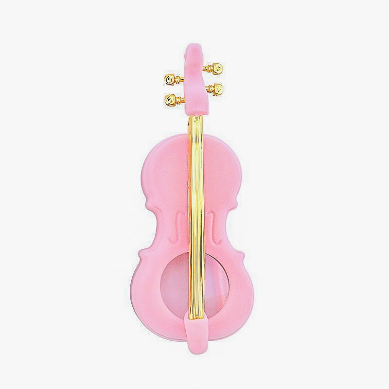 Boîte à Bague Violon rose