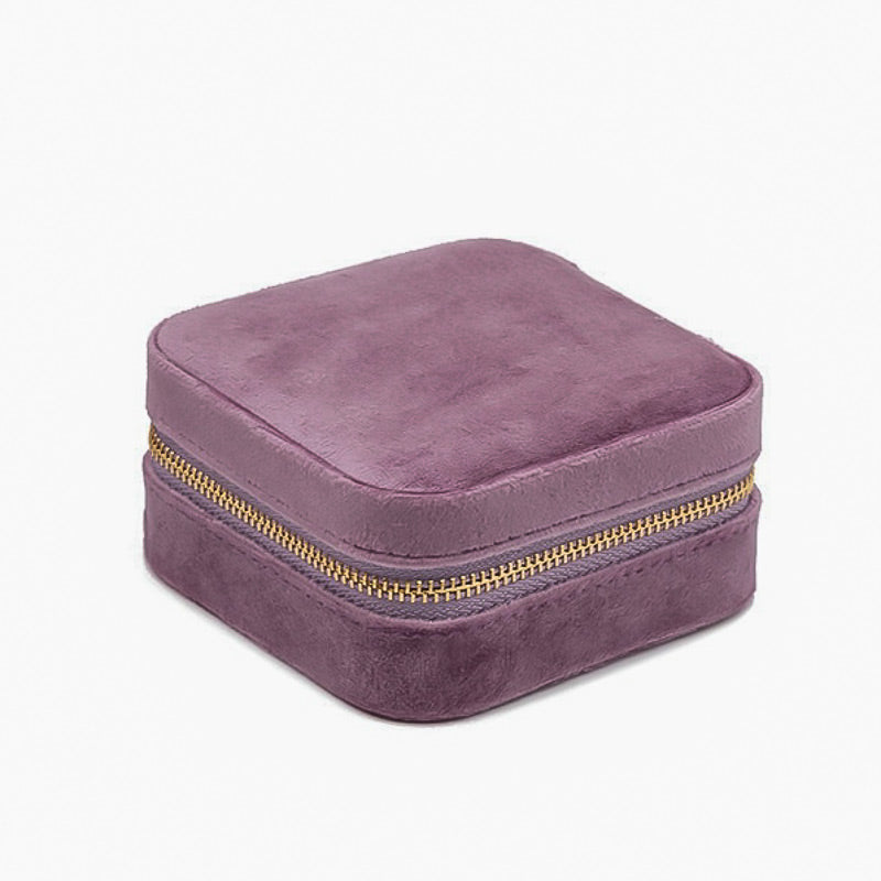 Étui de Voyage pour Bijoux en coloris Violet Vintage