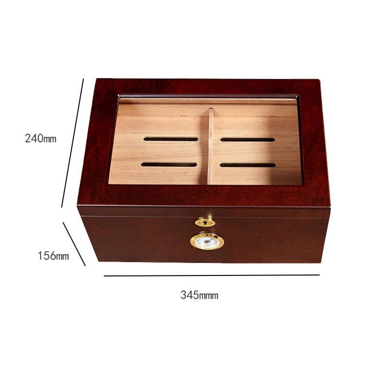 Dimensions Boite de Cigares intérieur bois de cèdre espagnol