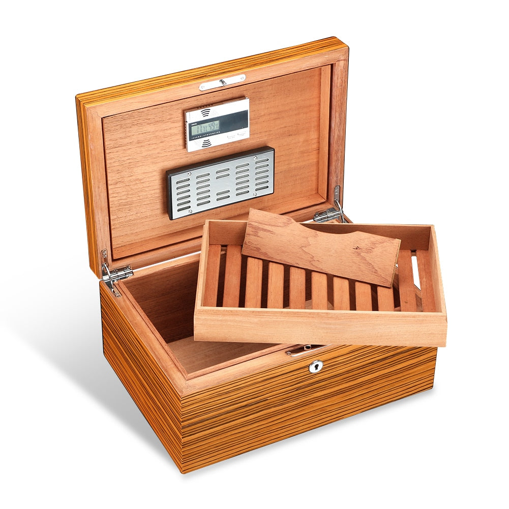 Humidor Cigare Bois de Cèdre de Luxe
