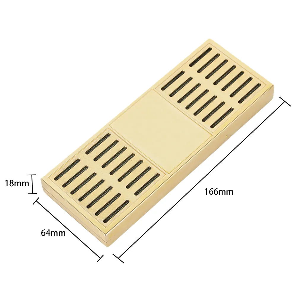 Grand Humidificateur pour Boîte à Cigare coloris doré