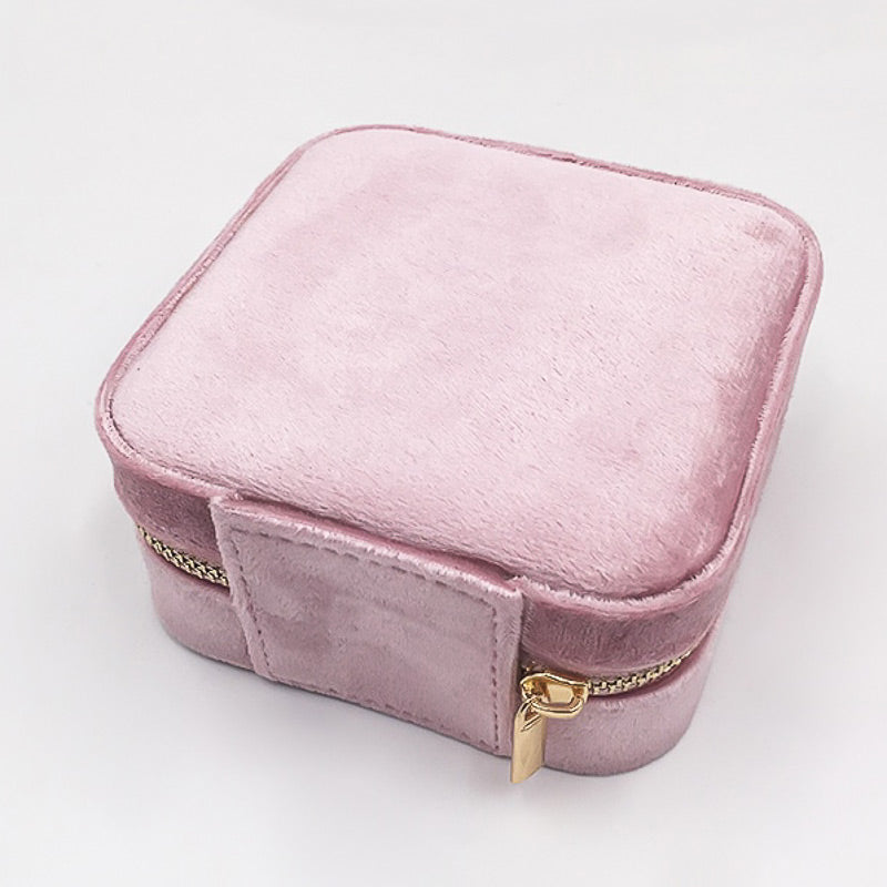 Étui de Voyage pour Bijoux en coloris Rose