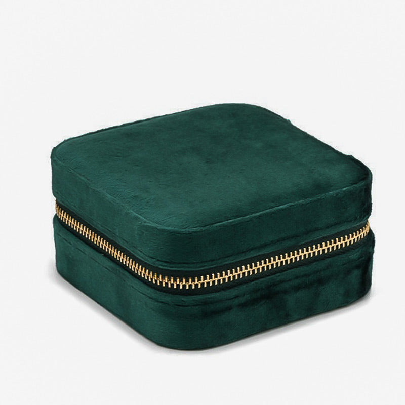 Étui de Voyage pour Bijoux en coloris Vert