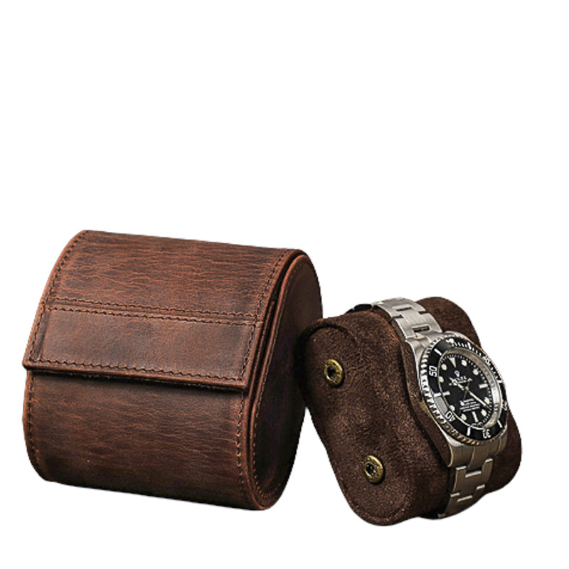 Boîtier de Montre en Cuir