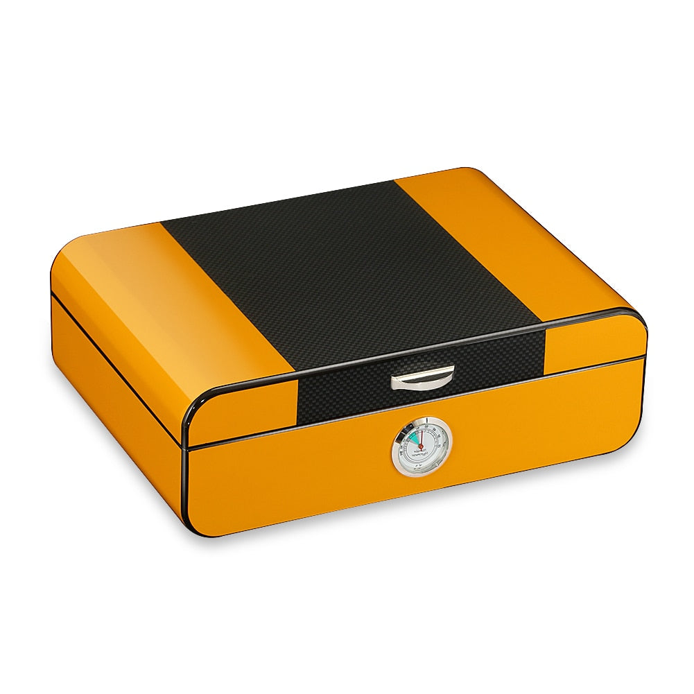 Boîte à Cigare Laquée orange