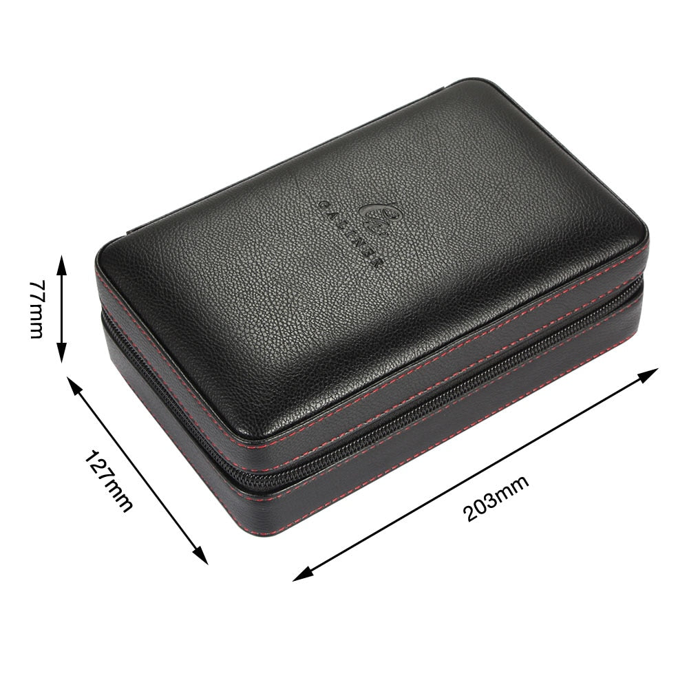 Dimensions de l'étui à Cigare en Cuir de la Salle Des Coffres