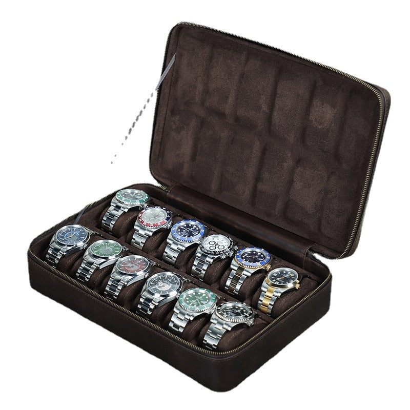 Boîte Haut de Gamme en Cuir pour Montres