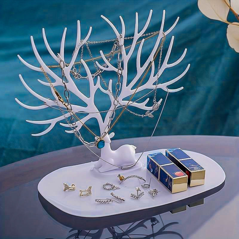 Plateau équipant l'Arbre à Bijoux Cerf pour les bague