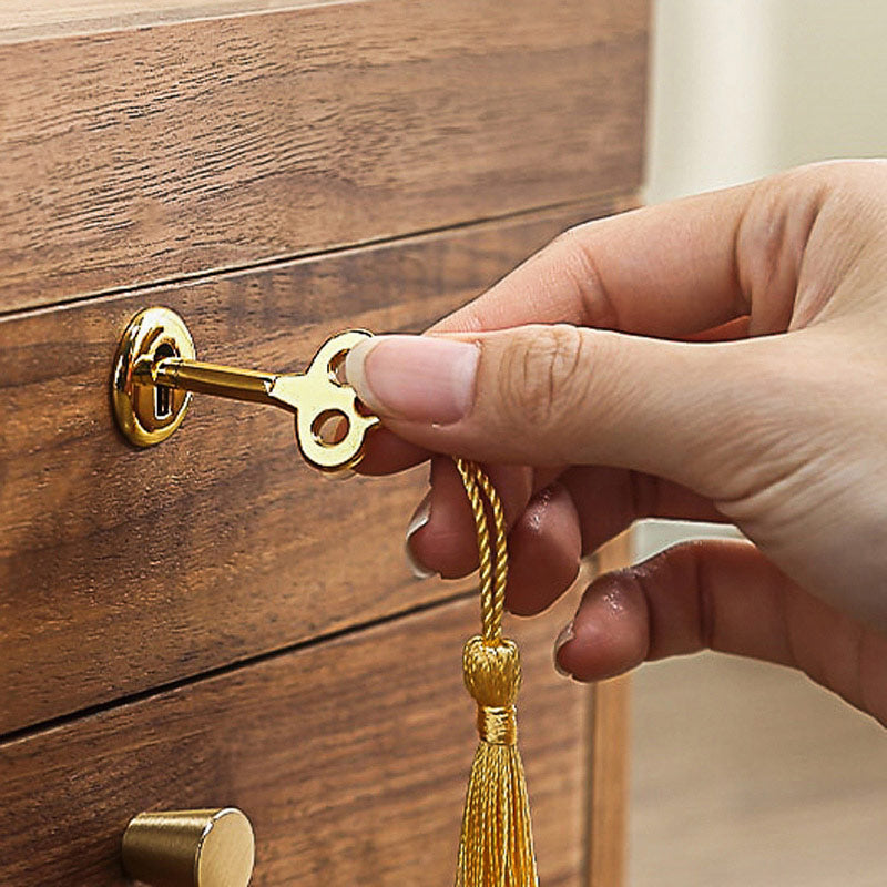 Couvercle de Boîte à Bijoux ferme à Clé