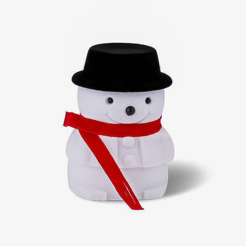 Boite à Bague Bonhomme de neige