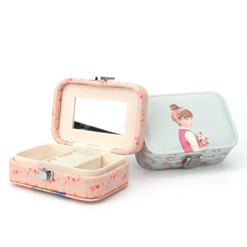 Boîte à Bijoux pour Fille avec Miroir