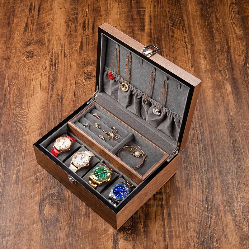 Boîte à Bijoux Homme ou Femme petit format avec couvercle plein