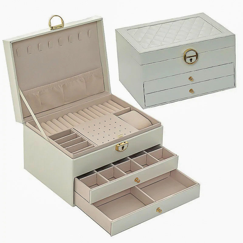 Boîte à Bijoux blanche style rétro