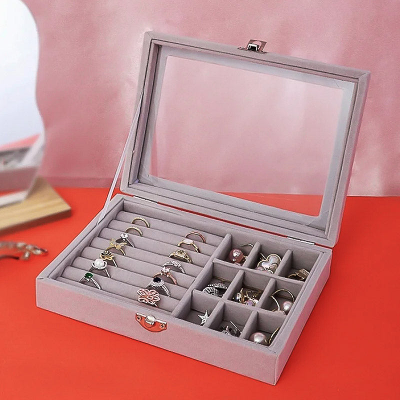 Boîte à Bijoux en Velours pour Fille de la Salle Des Coffres