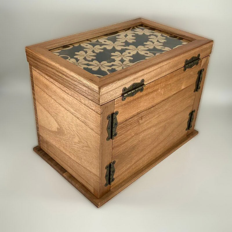 Boîte en Bois sculpté pour Bijoux