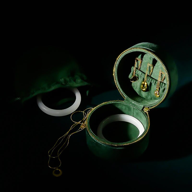 Boîte et Pochette à Bijoux en Velours