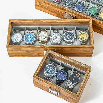 Boite en Bambou | Rangement pour Montres