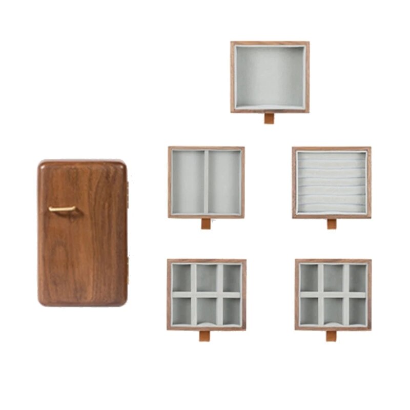 Cinq tiroirs équipent cette Colonne pour Bijoux