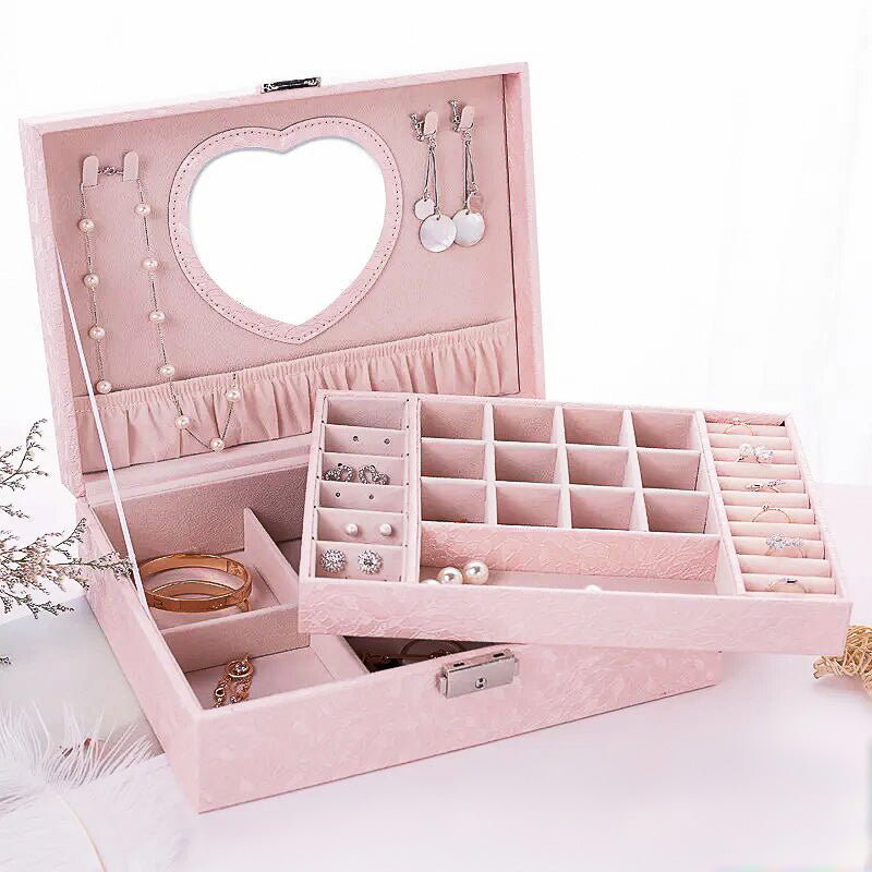 Coffret à Bijoux pour Adolescente coloris rose pâle