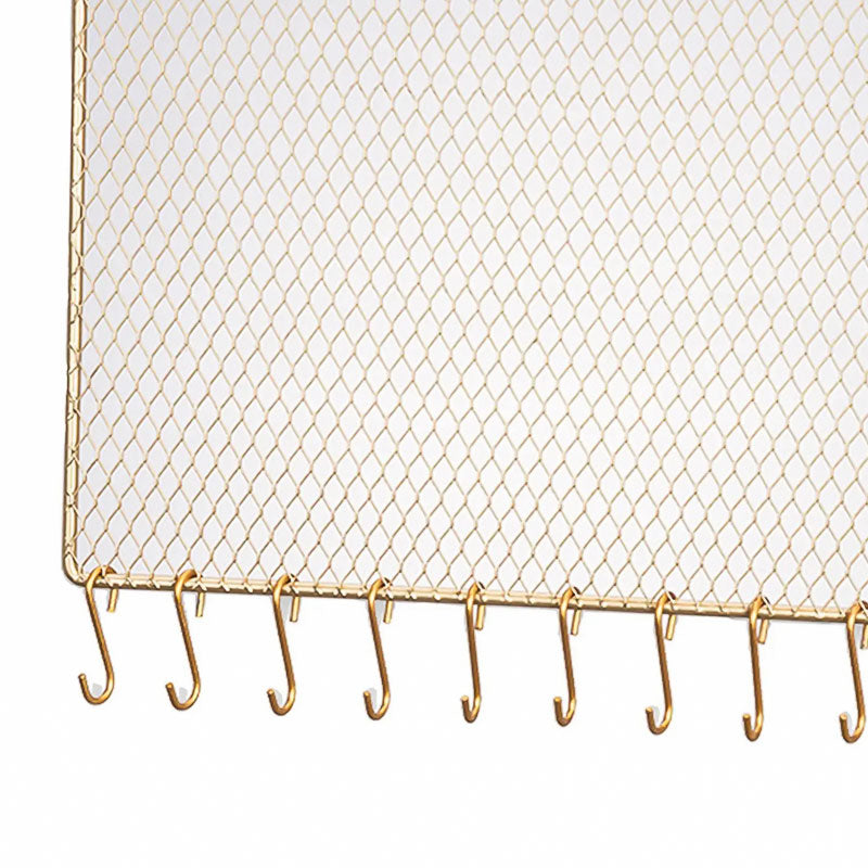 Crochets pour colliers du Porte-Bijoux Mural grillage