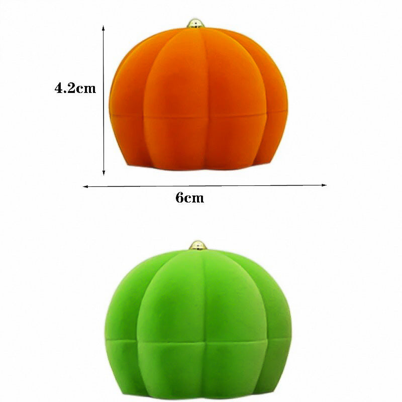 Dimensions de la Boîte à Bague Citrouille d'Halloween