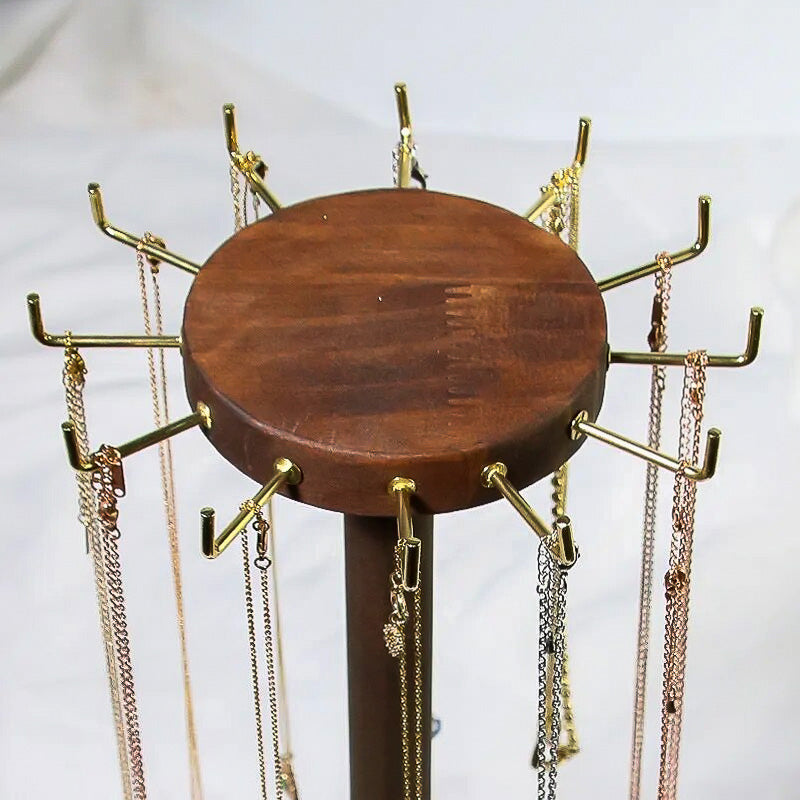 Organisateur pour Colliers en Bois sombre