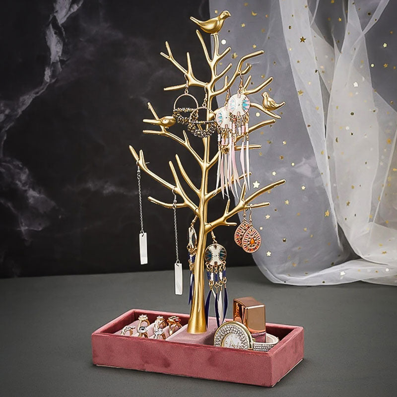 Porte Bijoux Arbre et oiseau