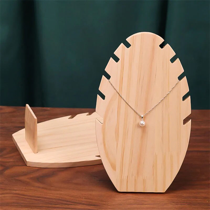 Présentoir à Colliers en Bambou avec 5 emplacements