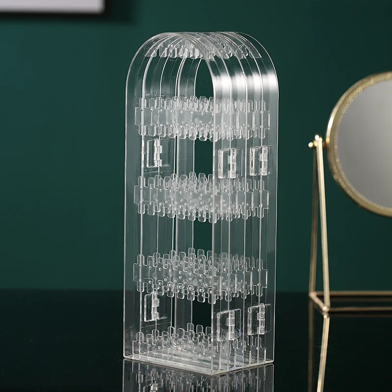 Présentoir à Boucles d'Oreilles et Colliers en position repliée