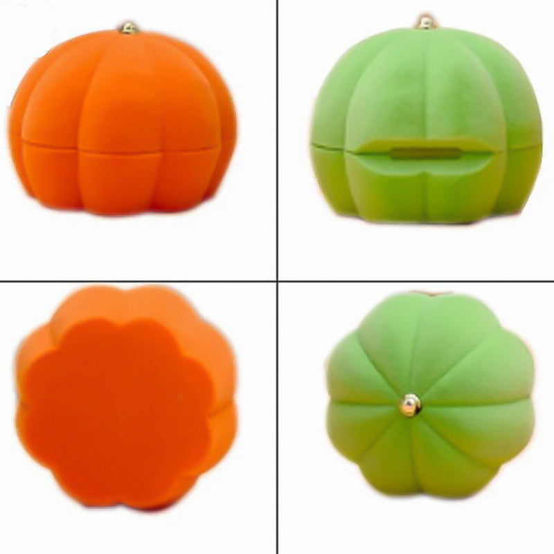 Vues devant - derrière et dessus - dessous de la Boîte à Bague Halloween