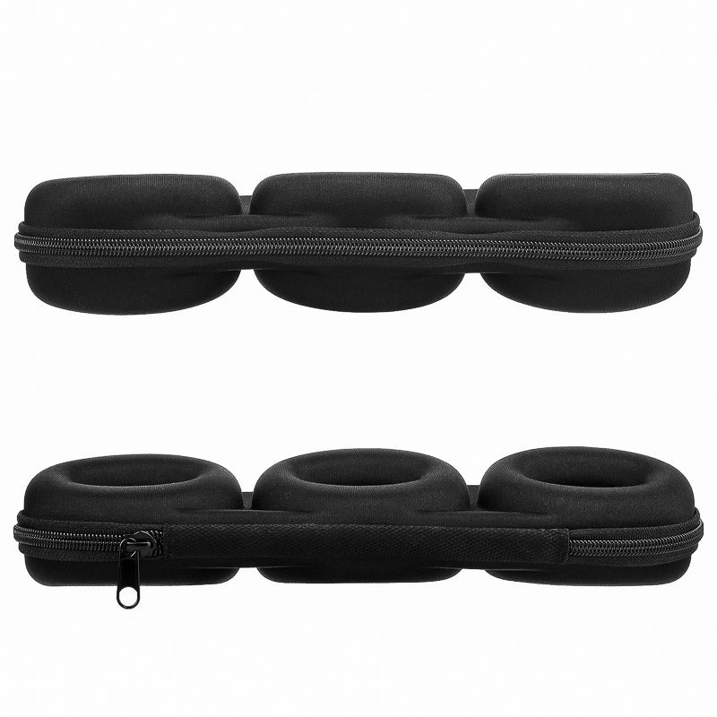 Fermeture Éclair vue avant et arrière de l'Étui Portable de Voyage pour Montres de la Salle Des Coffres